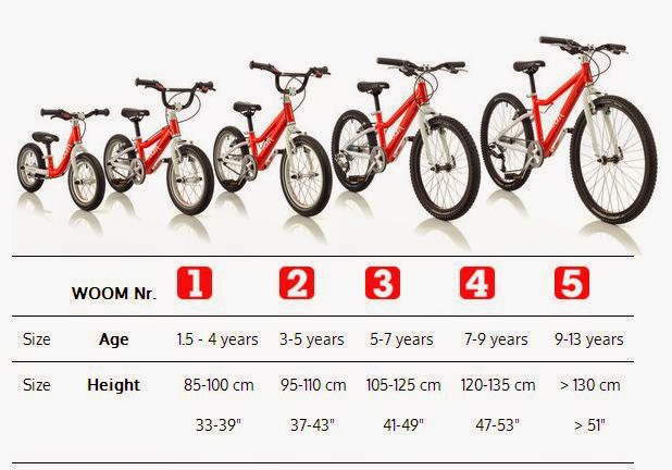 recommended bike size for 8 year old