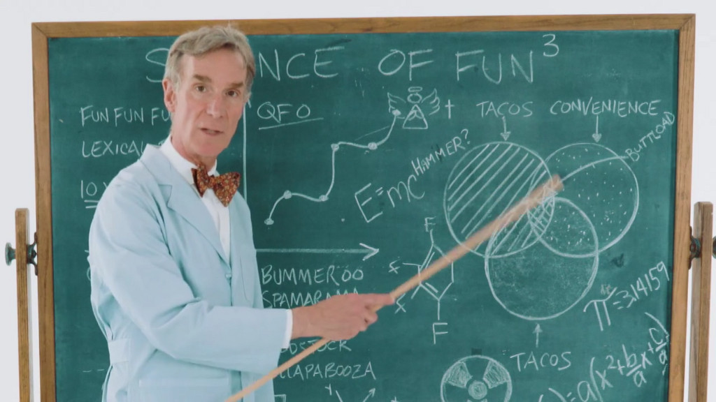 Bill Nye Uses Science To Explain Why Wu Tang Clan + Tacos = Fun