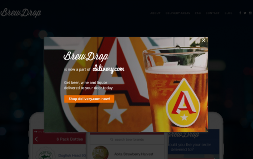 delivery.com Expands in Texas with Acquisition of Austin’s BrewDrop