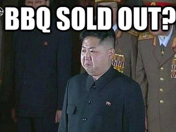 bbq sold out