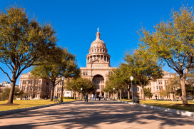 Standing at 308 feet, the Texas State Capitol is located in Austin, Texas and is the fourth building in Austin to serve as the seat of Texas government. It houses the chambers of the Texas Legislature and the office of the governor of Texas.