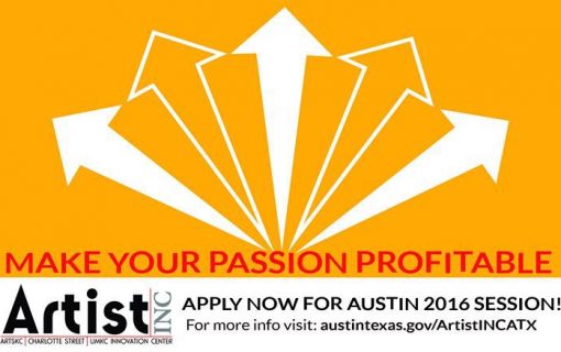 Make Your Passion Profitable At Artist INC 2016 On June 1st