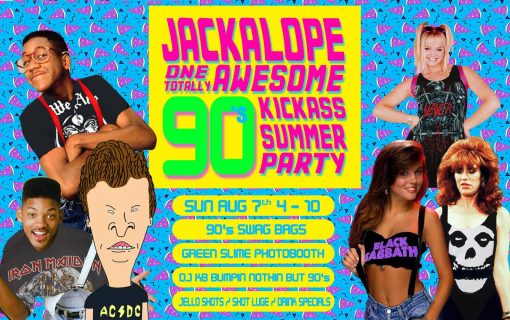 Get CRUNK @ Jackalope’s Third Annual Totally 90’s Summer Party