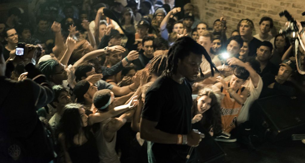 Denzel Curry performing in Austin. Photo by Cody Cowan.
