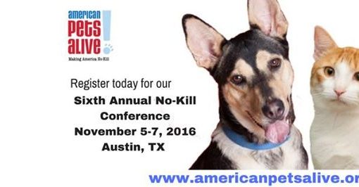 The 2016 No-Kill Conference, Nov. 5-7