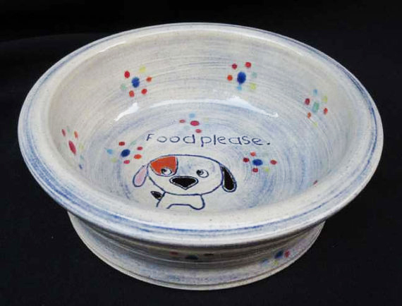 Photo: "Food Please" Dog Bowl ($35)