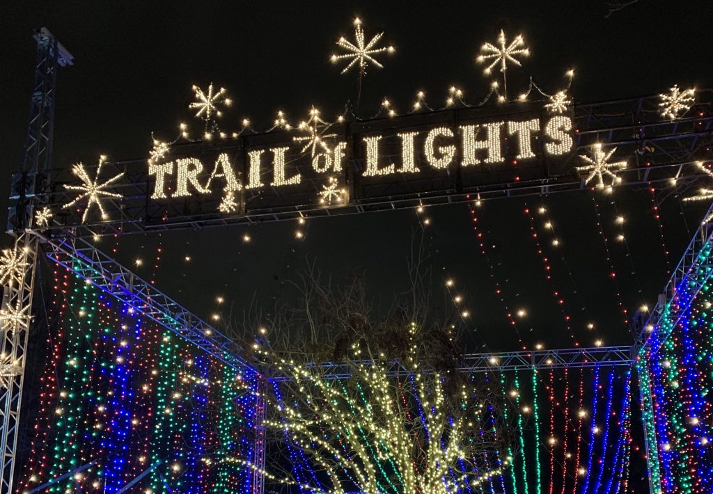 austin trail of lights map