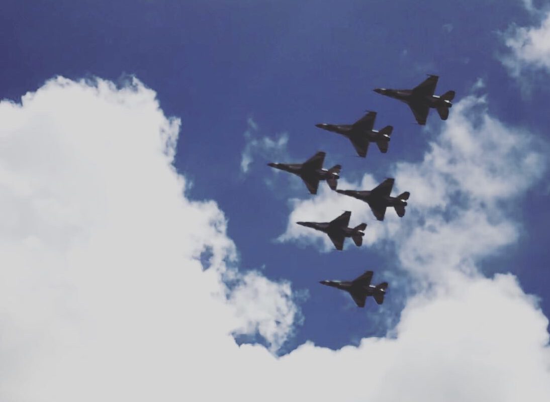 flyover salute