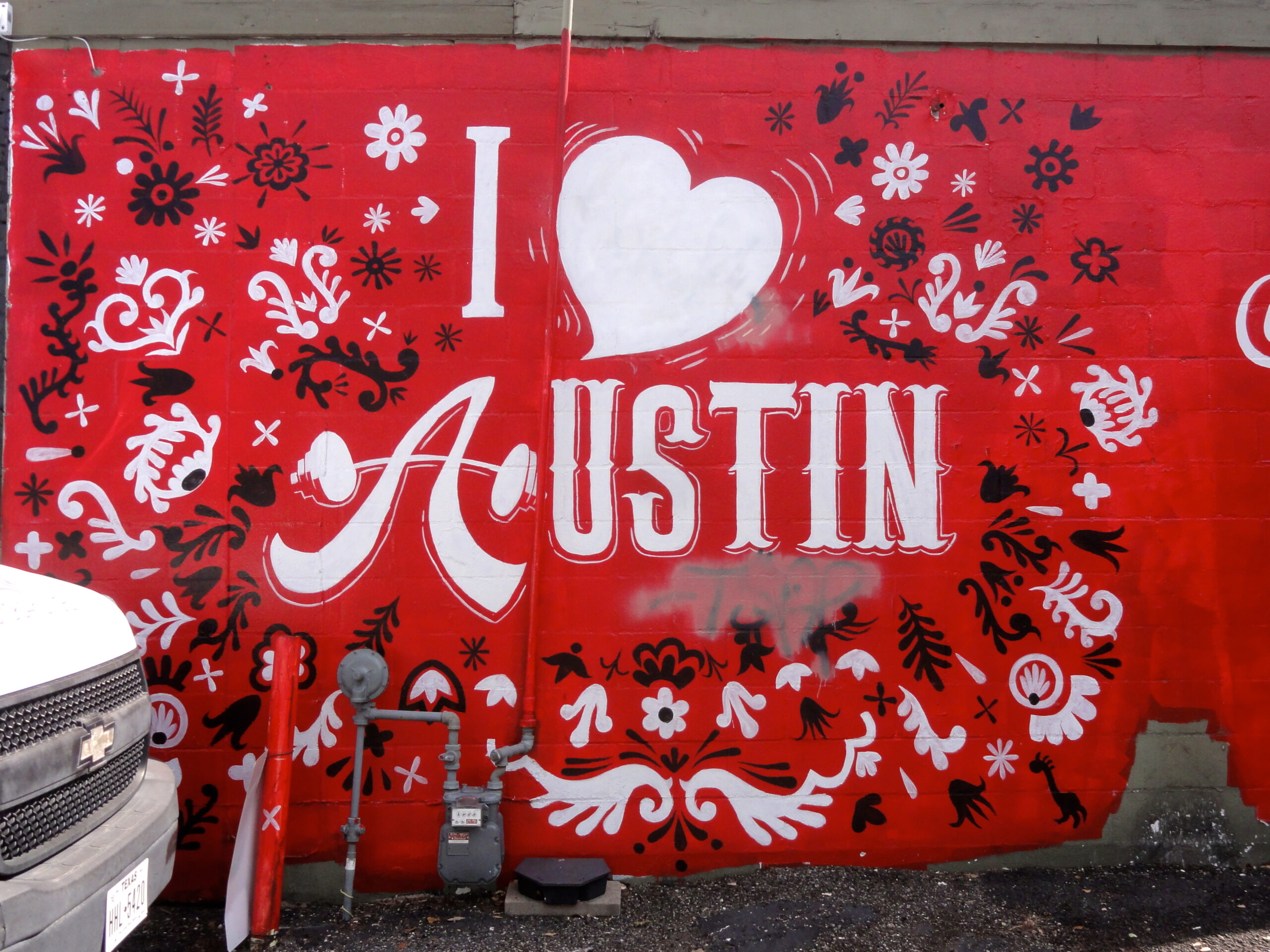 I Heart Austin Mural