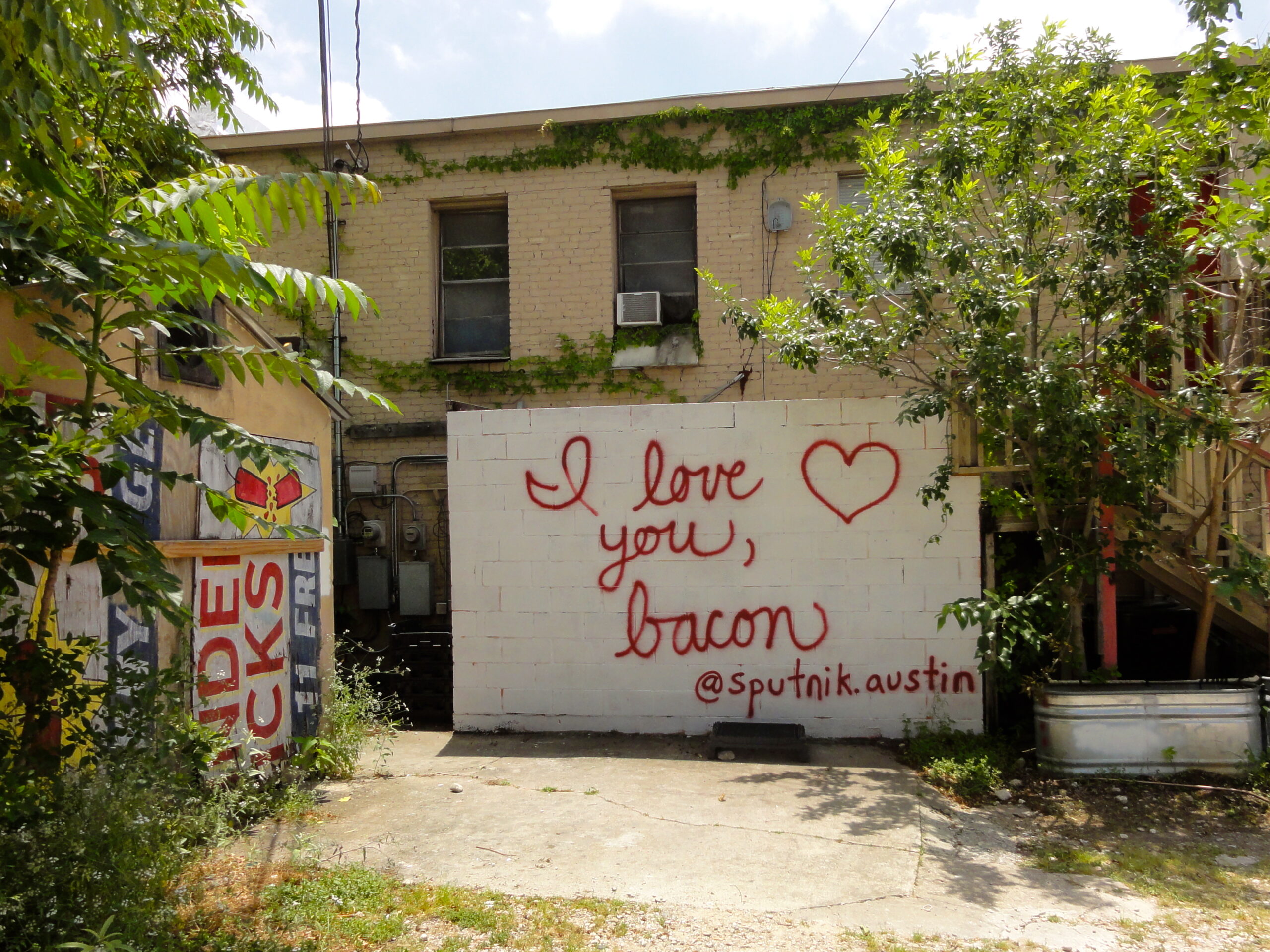 I Love You, Bacon Mural
