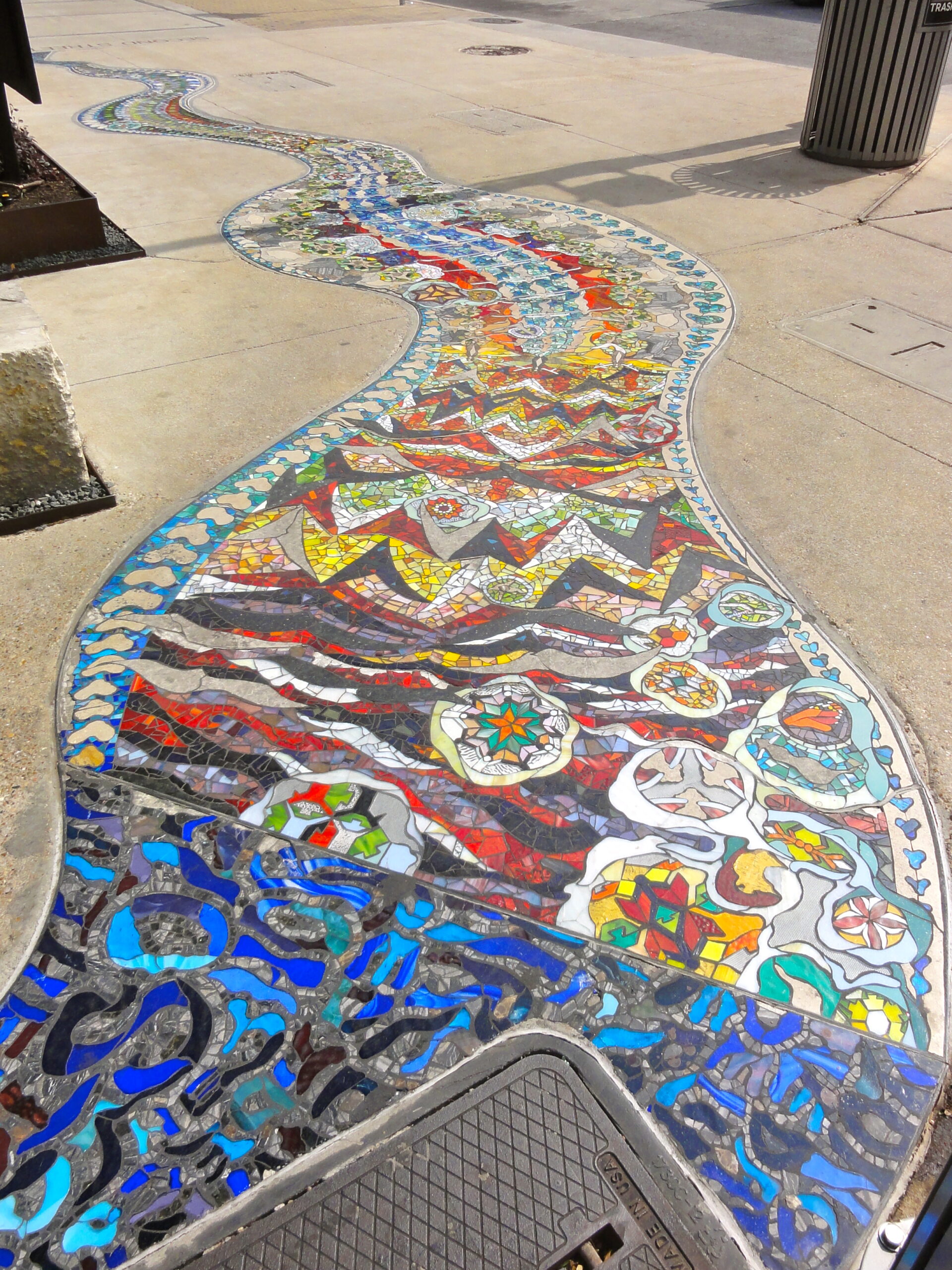 Brazos Sidewalk Mosaic