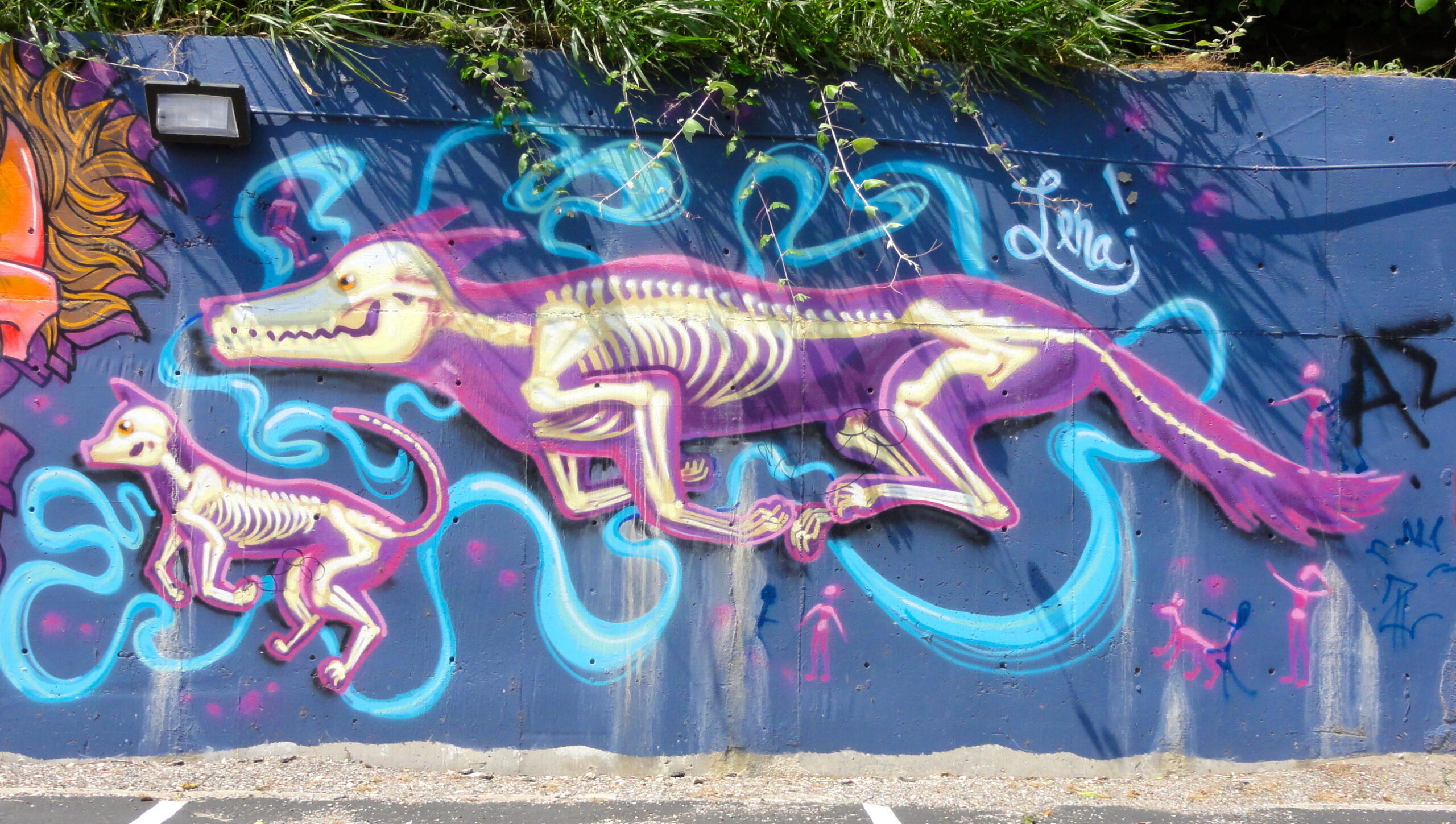Skeletons Mural
