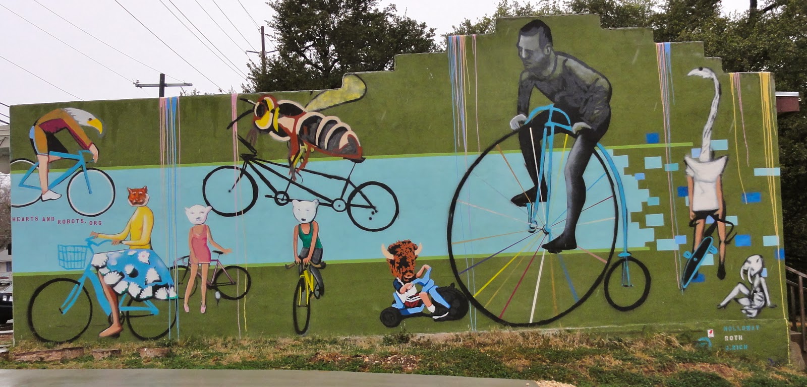 Austin Mural Bicycles: 14th & Chestnut