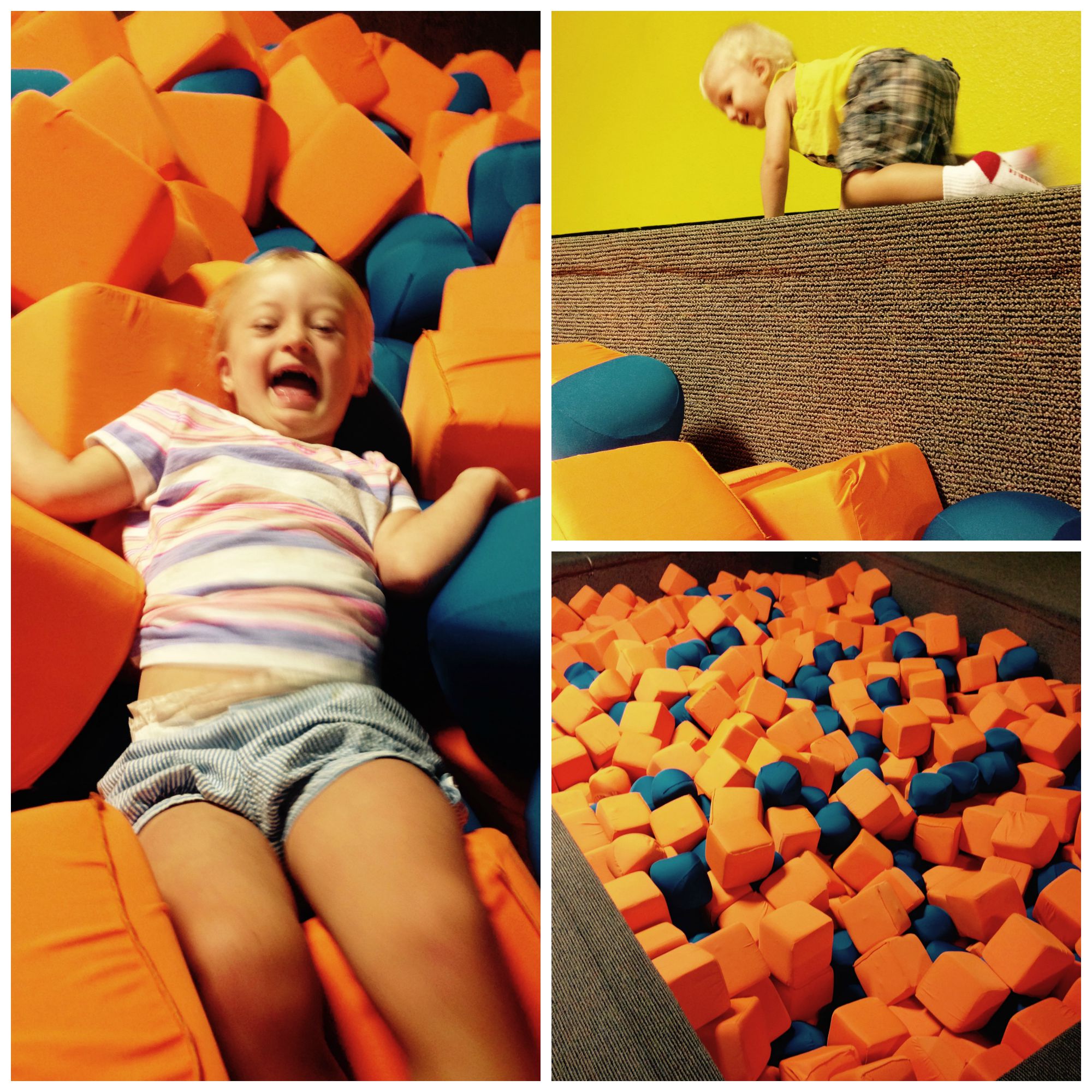 My kids LOVED the foam pit!