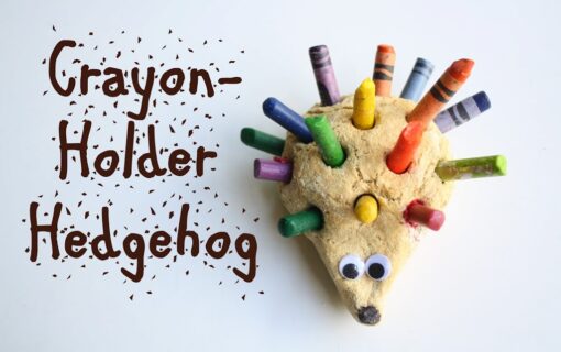 Free Fun at Home: Crayon Stub Hedgehog