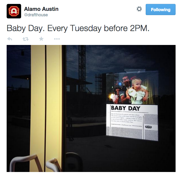 Baby Day Alamo Drafthouse