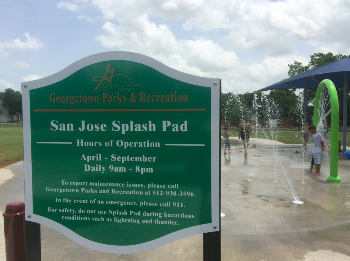 Splash Pad Georgetown Austin