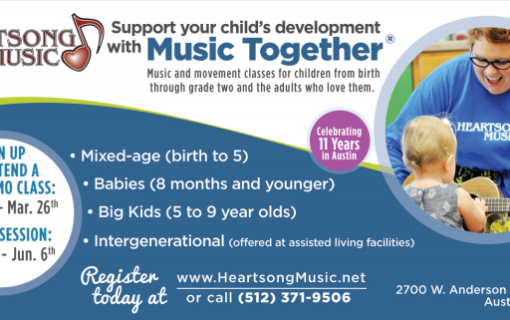 Celebrate Sing With Your Child Month with Heartsong Music
