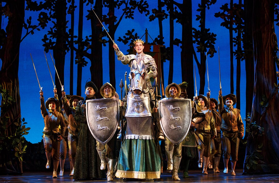Hayden Stanes and the company of Rodgers + Hammerstein’s CINDERELLA. © Carol Rosegg