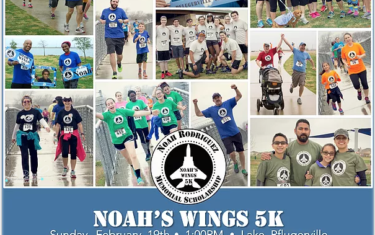 Join Noah’s Wings 5K on Sunday, February 19