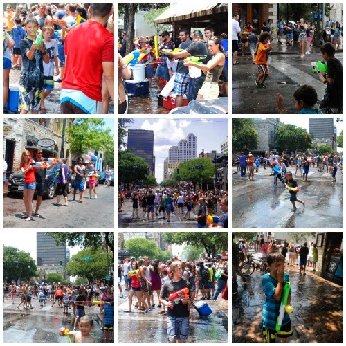 Annual Splash Mob on 6th Street