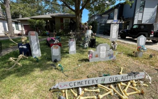 RIP Old Austin: Cemetery of Old Austin Goes Up Just in Time for Halloween