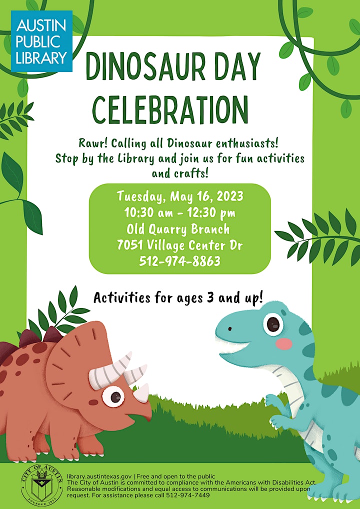 National Dinosaur Day Celebration