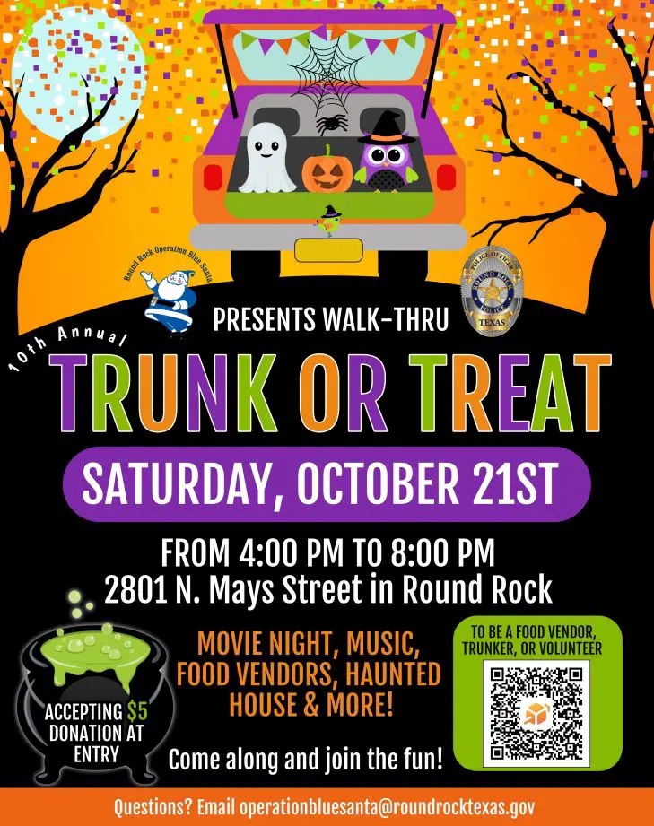 RRPD’s 10th Annual TrunkorTreat Event